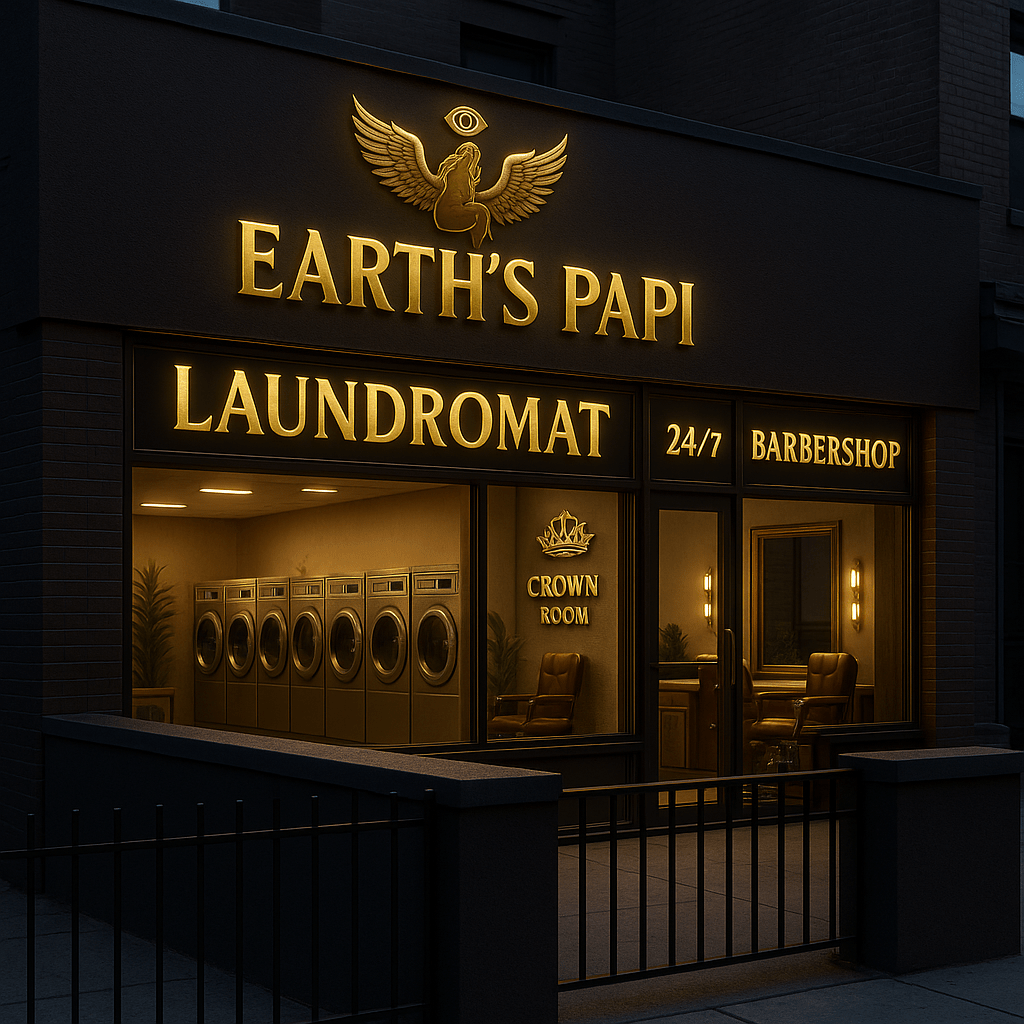 🌍 EARTH’S PAPI™ ADDENDUM | Community Laundromat–Barbershop Conversion Initiative