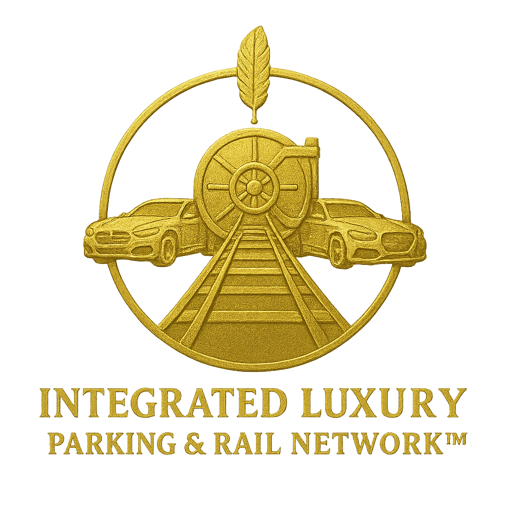 🚉 Integrated Luxury Parking Garage & Private Train&nbsp;Network