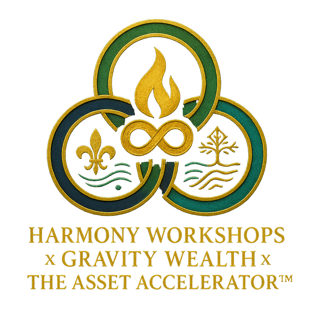 Harmony Workshops x Gravity Wealth x The Asset Accelerator
