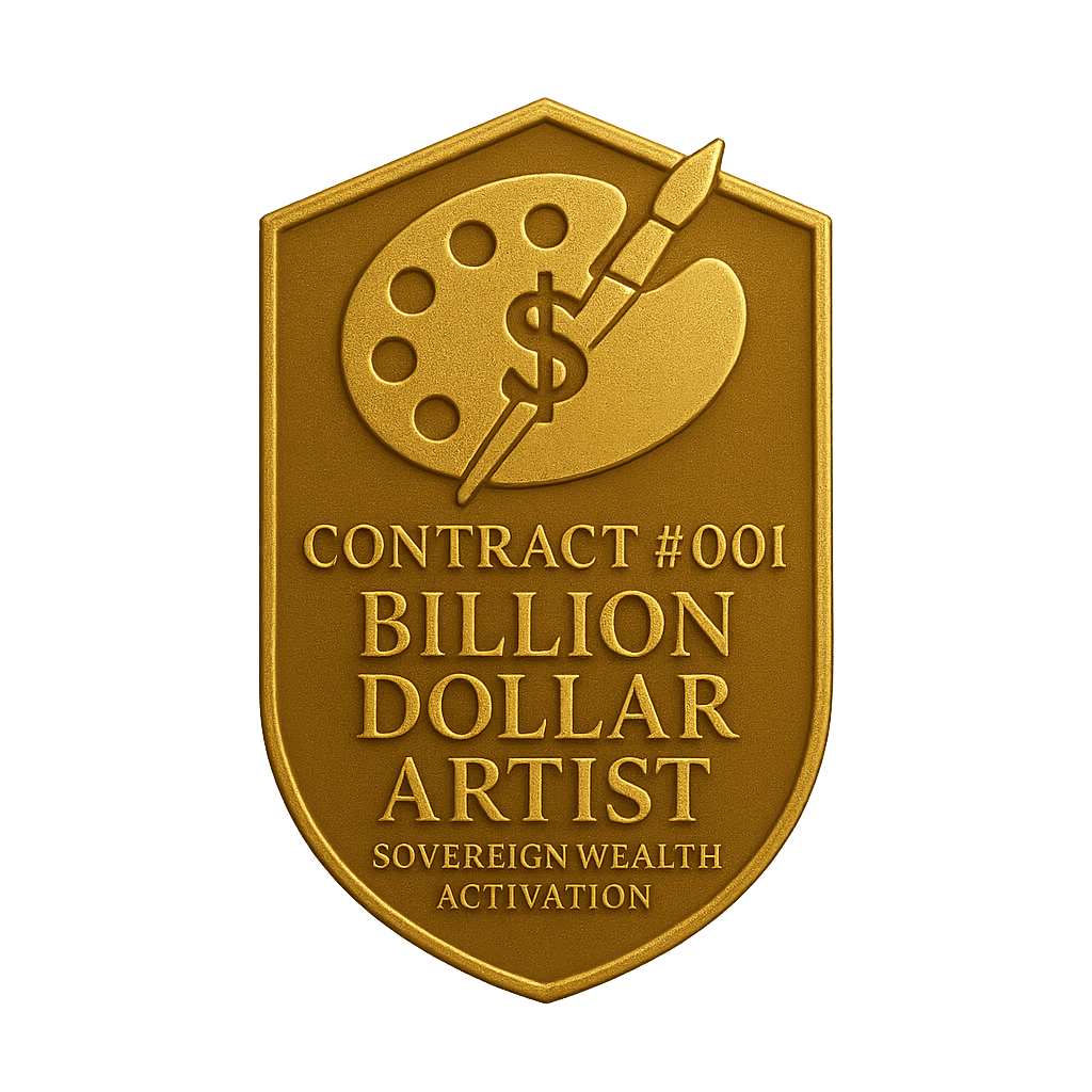 Contract #001 — Billion Dollar Artist Sovereign Wealth Activation | $1B CAD&nbsp;Valuation
